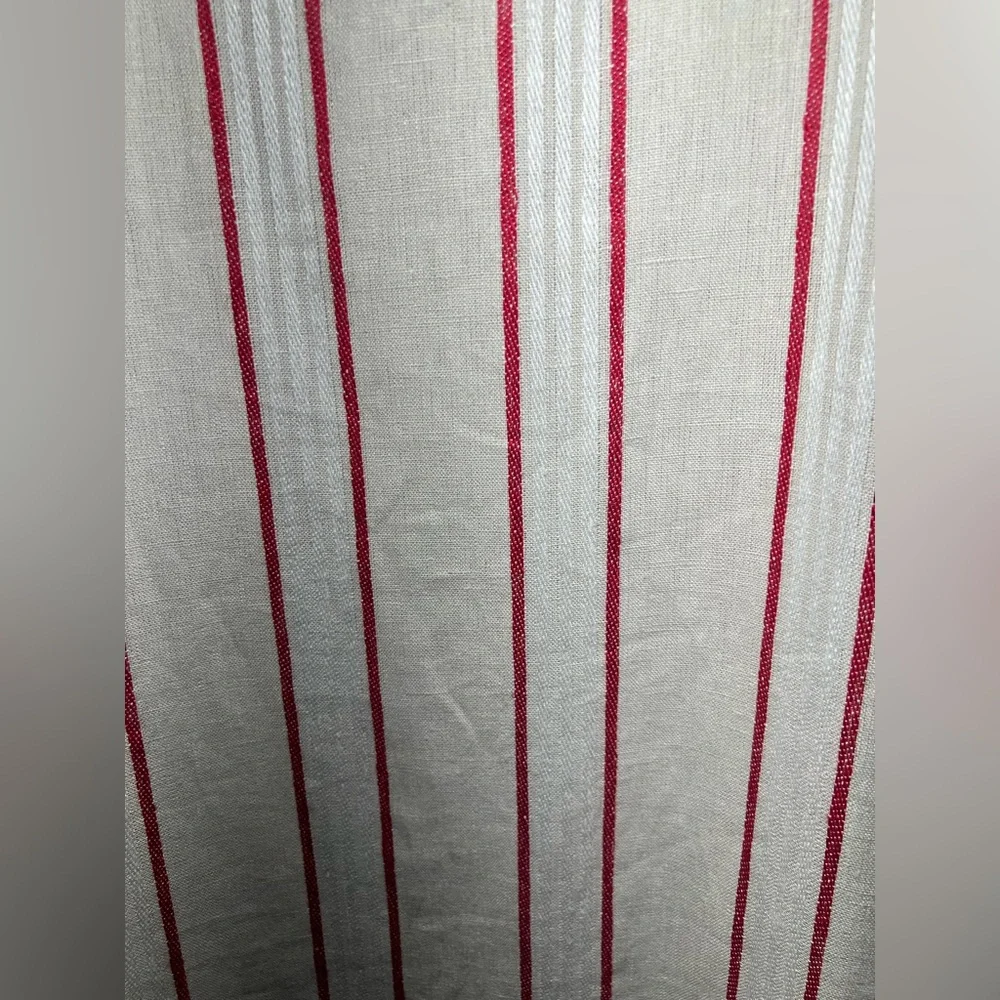 ICHI ANTIQUITES LINEN STRIPE SLEEVELESS DRESS - Picture 3 of 11